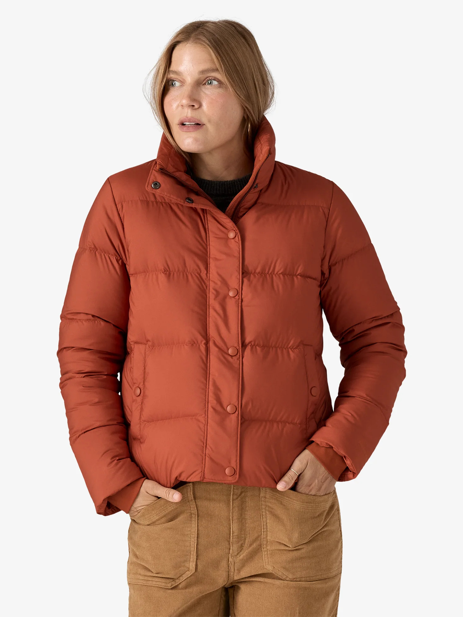 Patagonia Women's Silent Down Jacket - Burnished Red | Keel Surf & Supply