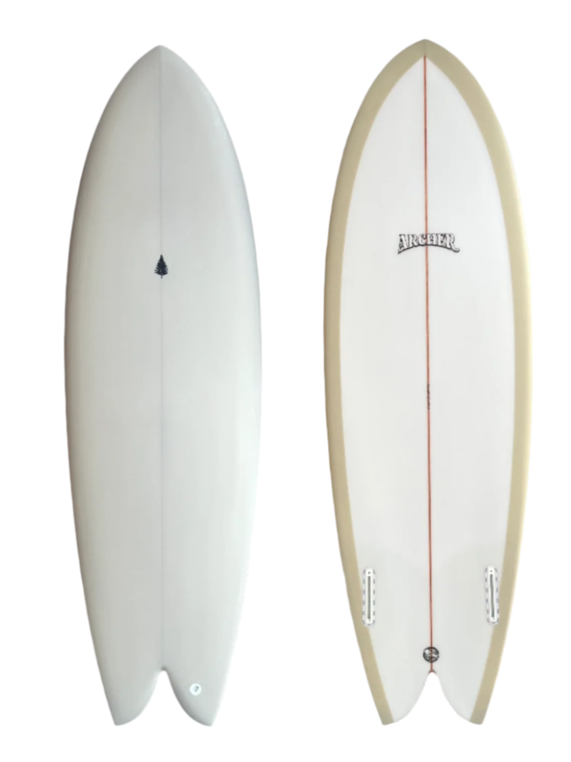 Archer Surfboards 5'8" T-Fish | Keel Surf & Supply