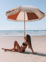 Salty Shadows Beach Umbrella ~ Goldie | Keel Surf & Supply