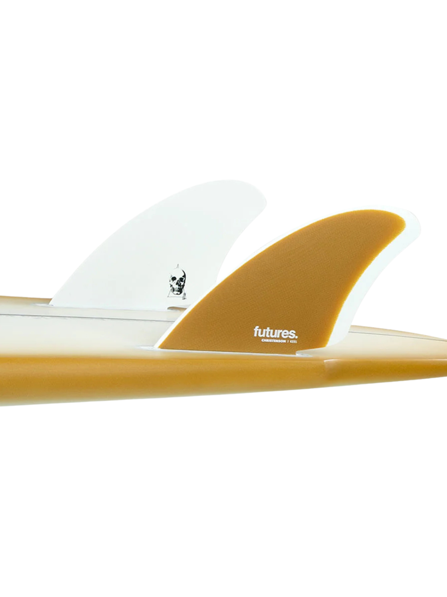 Futures Christenson Fibreglass Keel Large Brown/White | Keel Surf & Supply