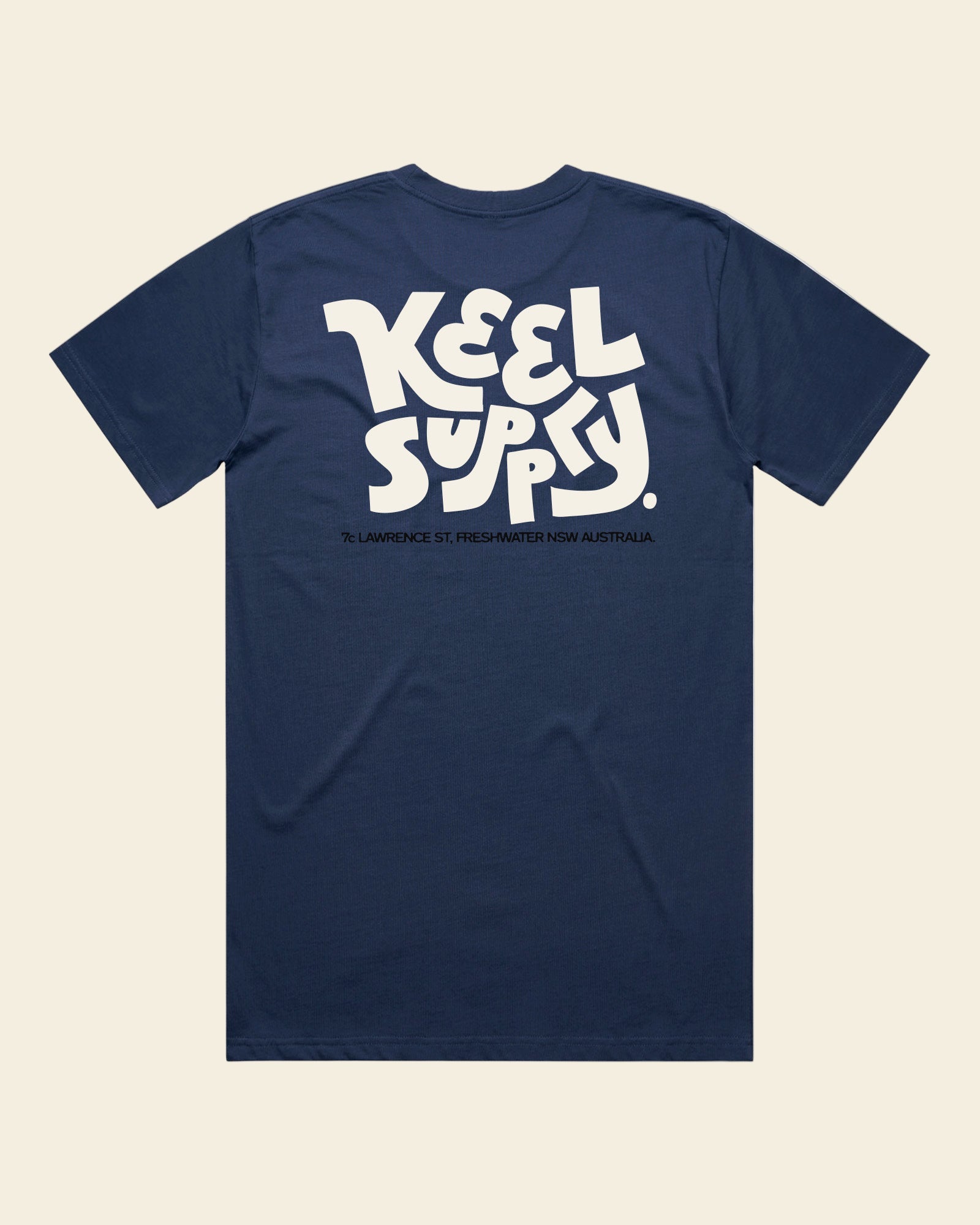 Keel Surf Logo Tee - Navy