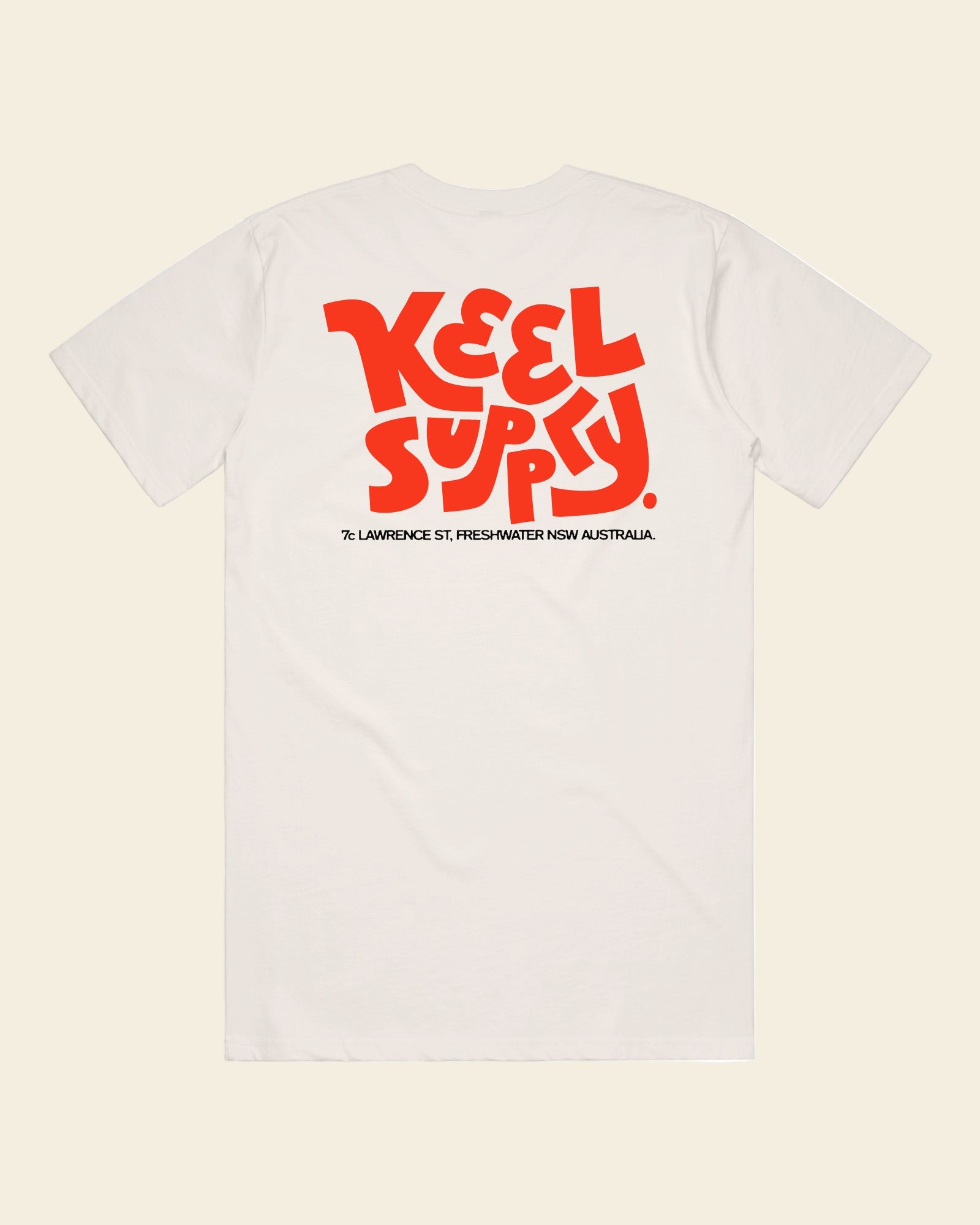 Keel Surf Logo Tee - Ecru