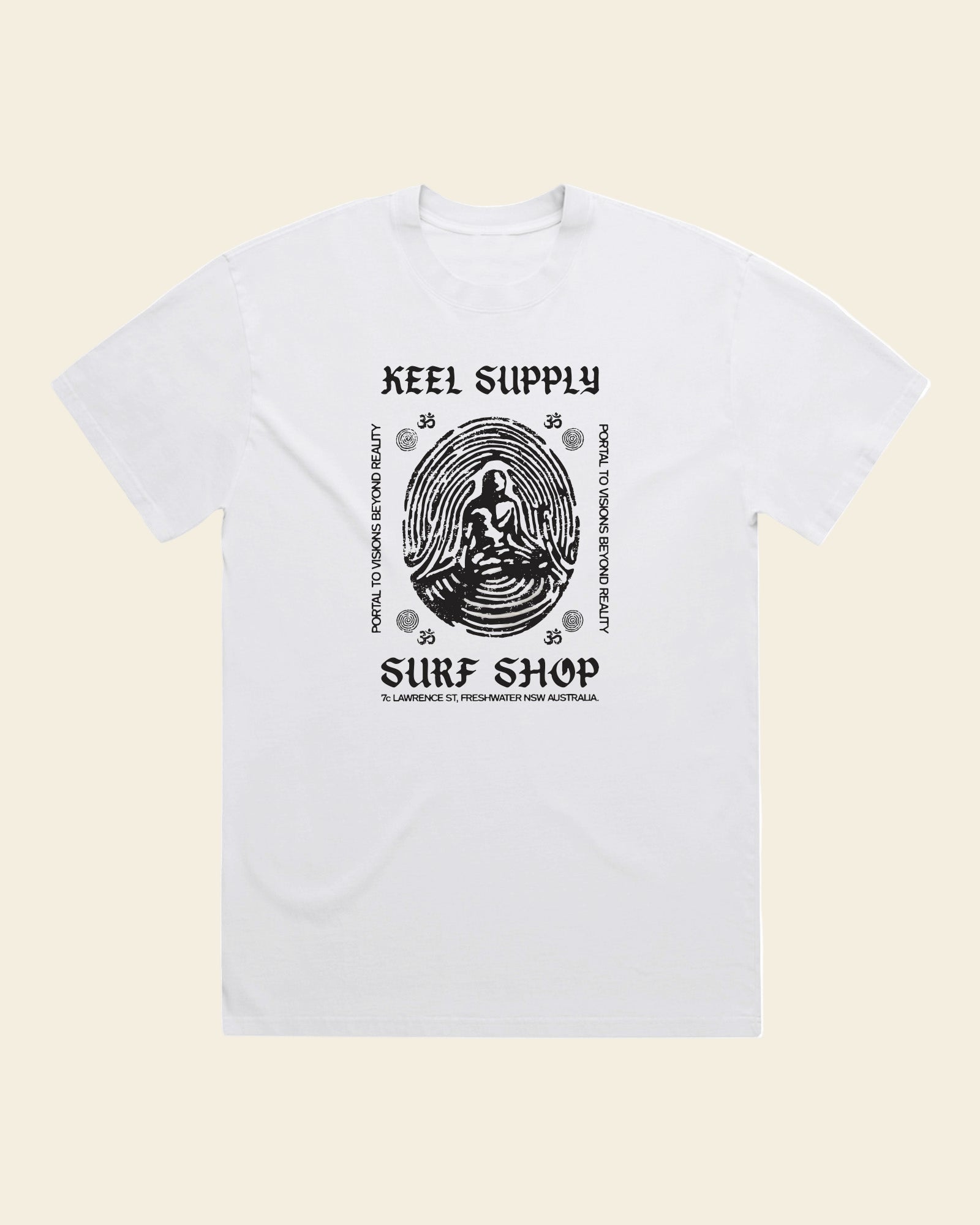 Meditation Tee - White