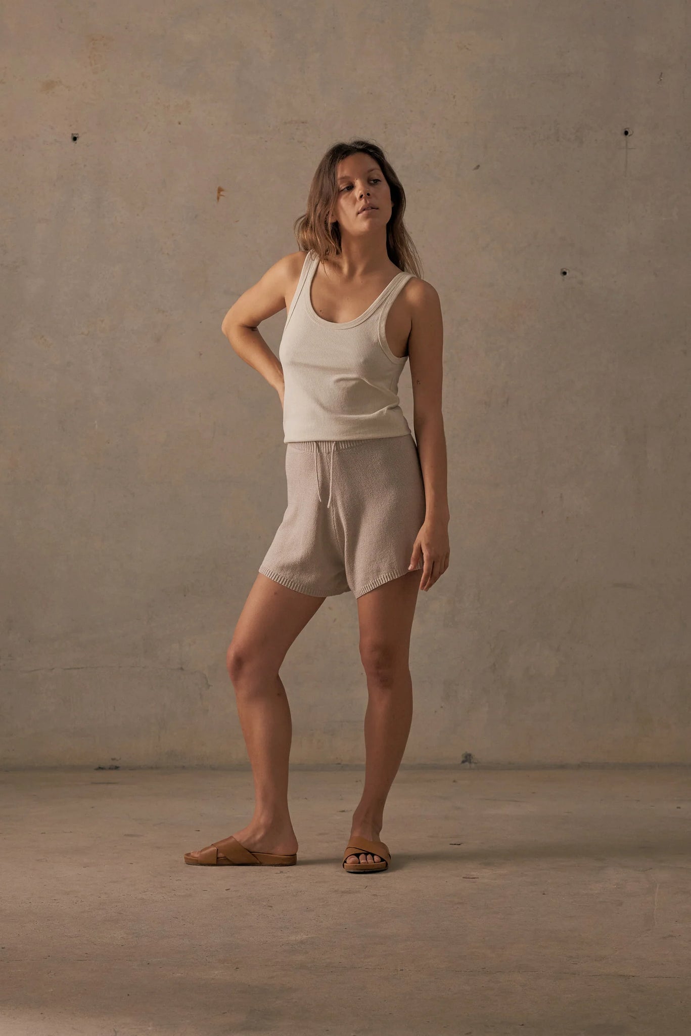 Knit Shorts driftwood