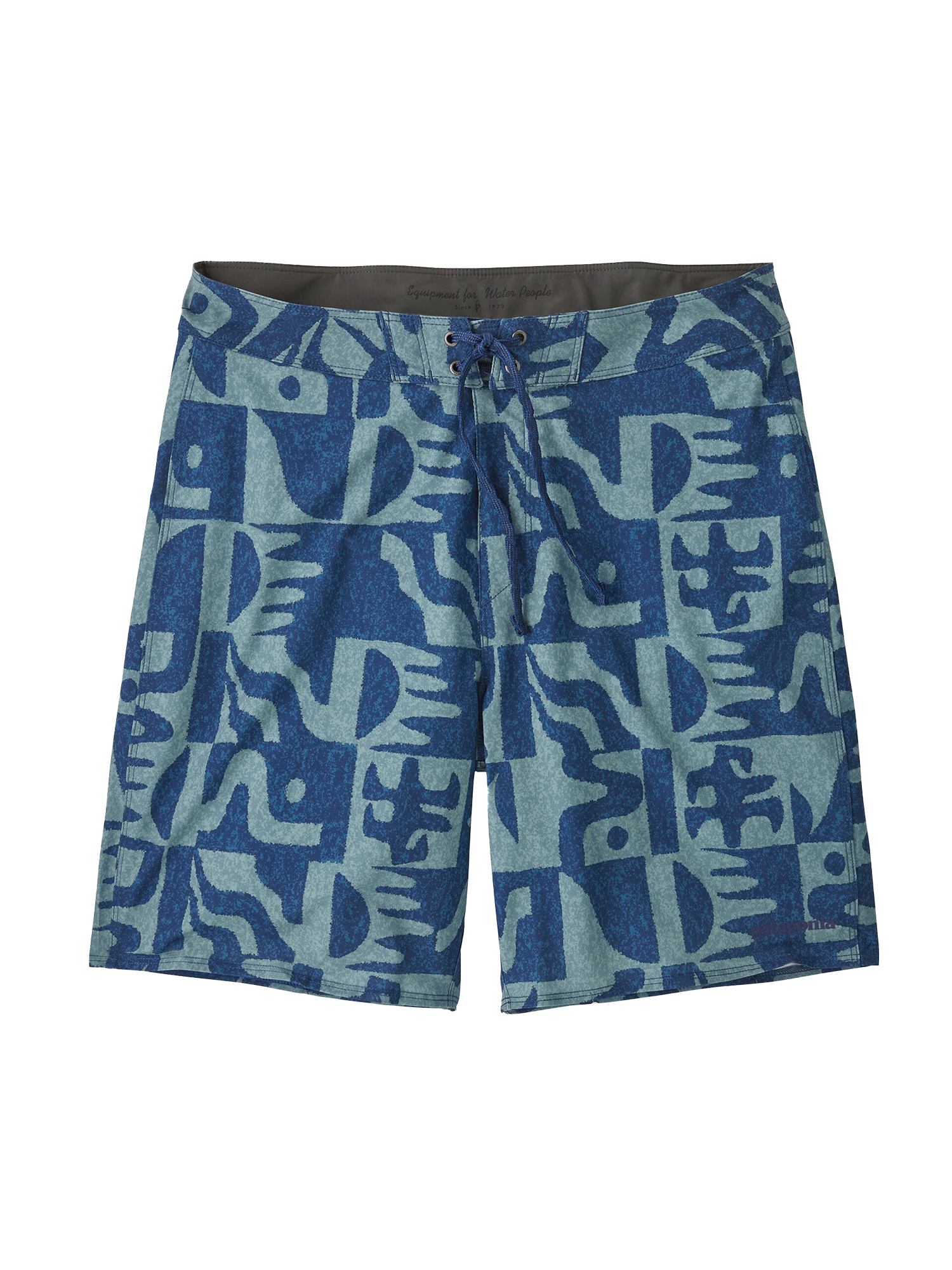 M's Hydropeak Boardshorts 18 in. - Mother Tree Cement Blue