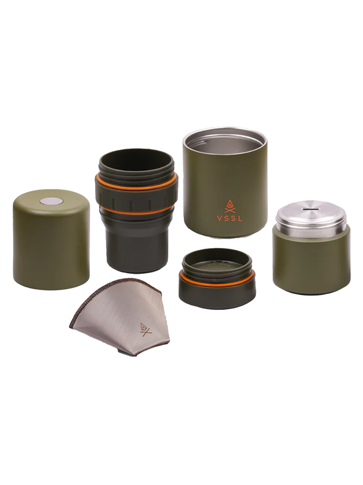 Nest Pour Over Coffee Kit - Deep Moss