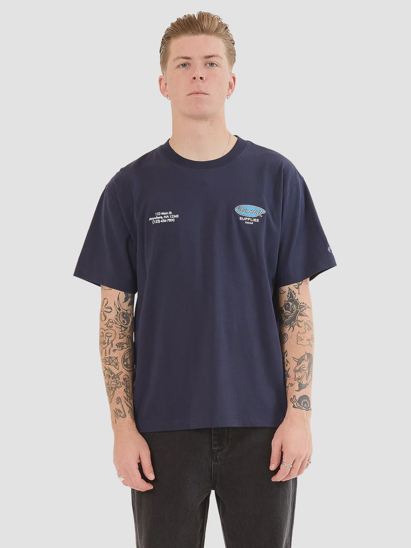 Worship Observer Tee - Peacoat