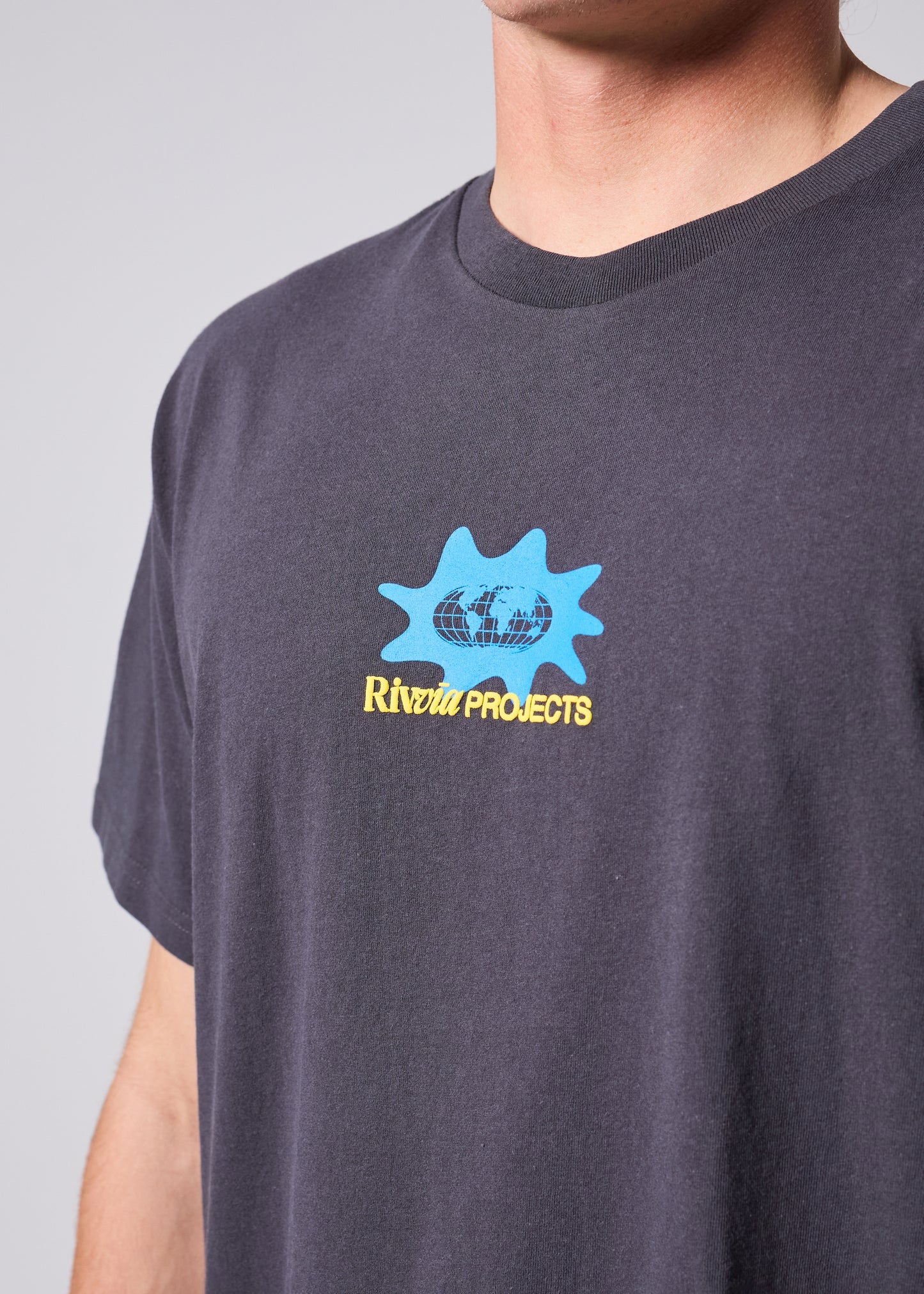 World Splat Relaxed Fit T-Shirt - Pigment Black