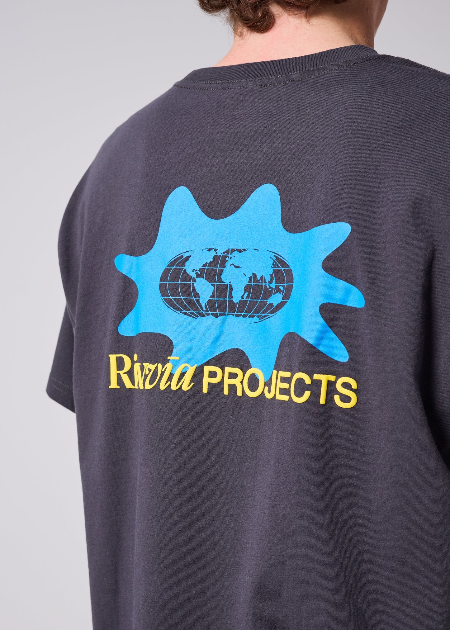 World Splat Relaxed Fit T-Shirt - Pigment Black