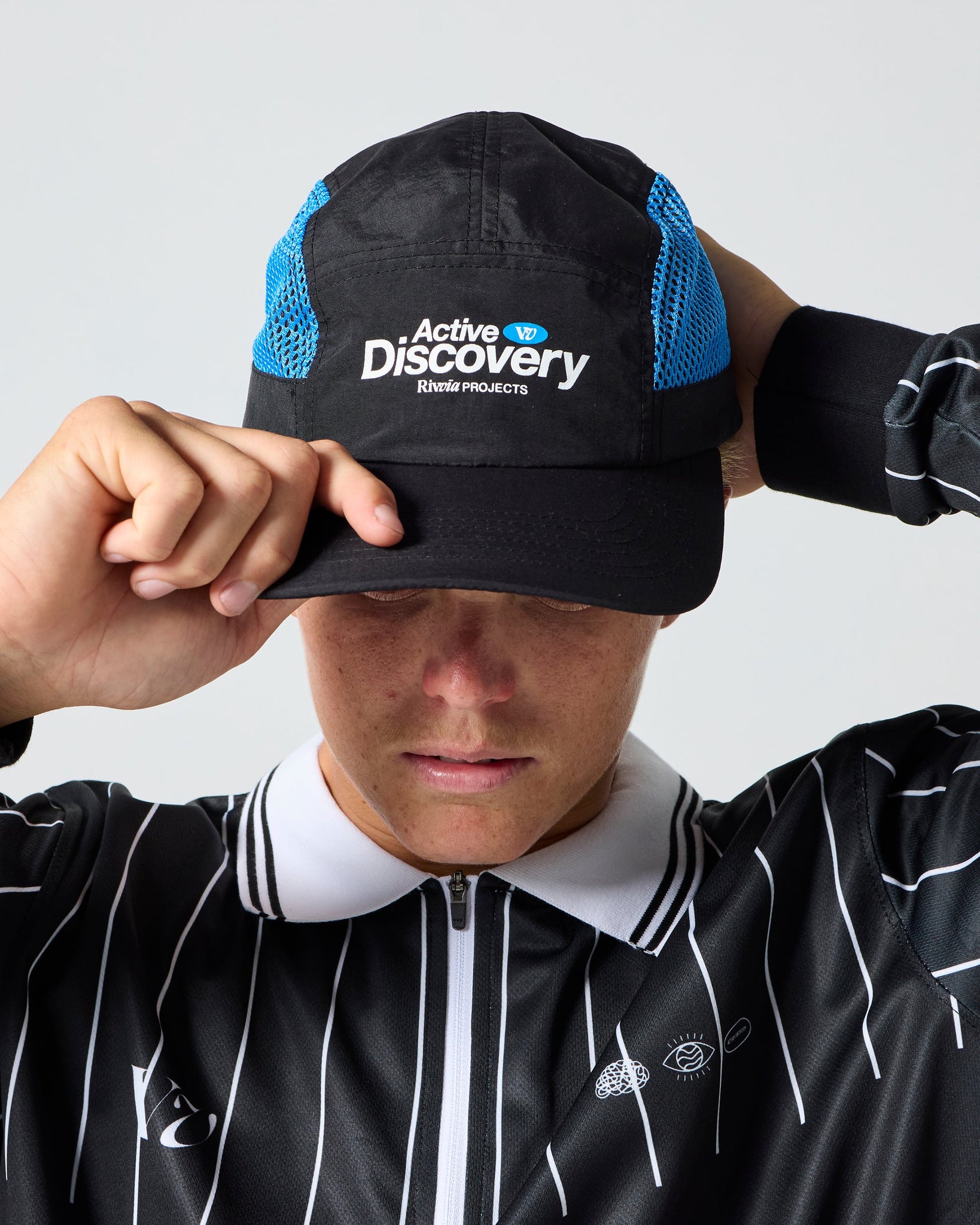 FRAMEWORK RUNNING CAP - BLACK/BLUE
