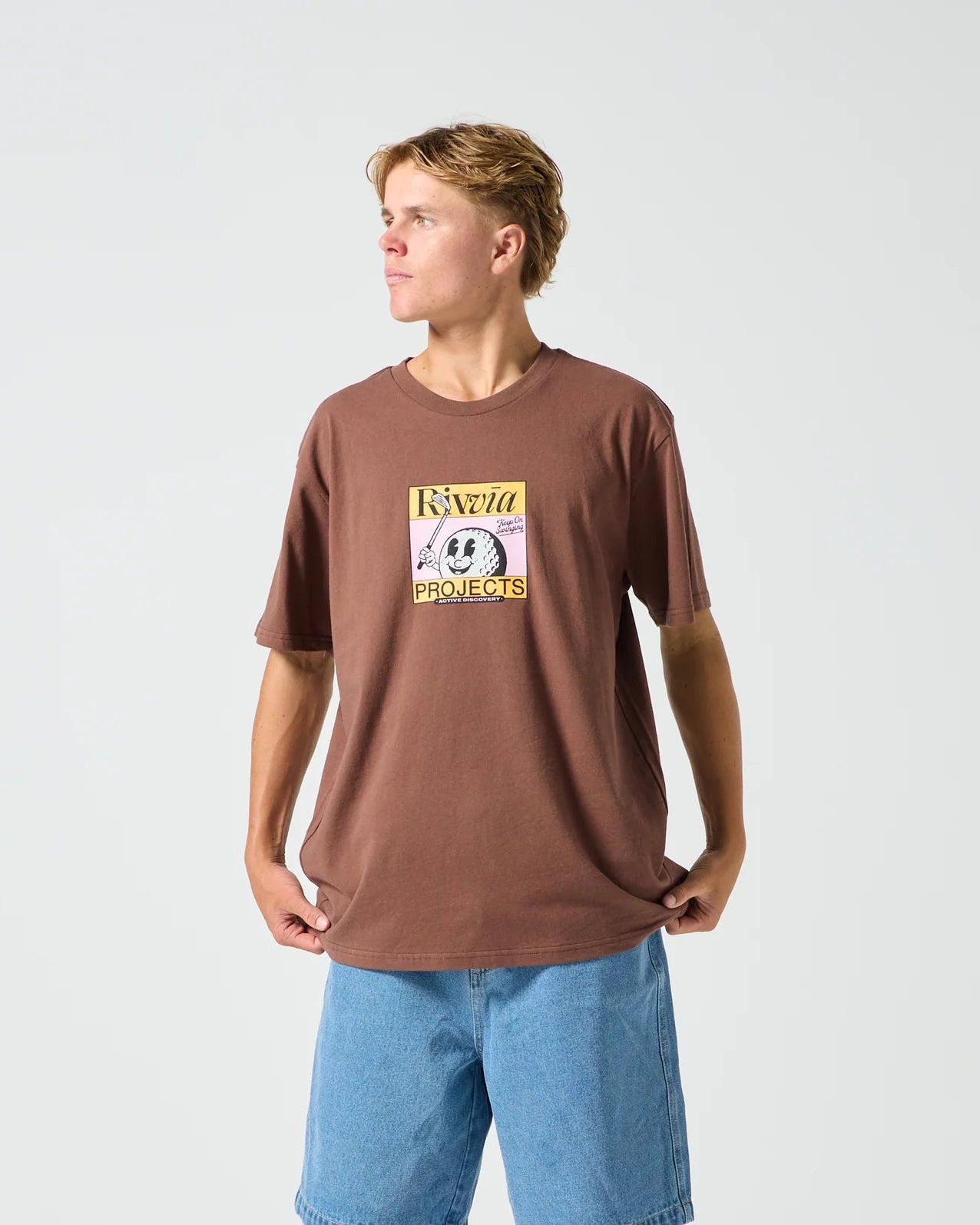 YOUR BUDDY T-SHIRT - BROWN