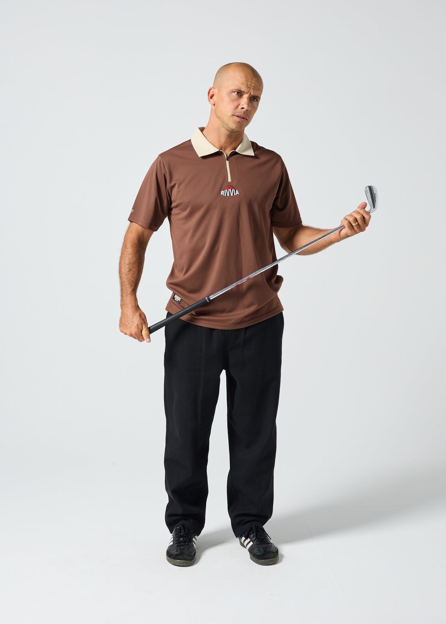 Brain Trust Polo - Brown