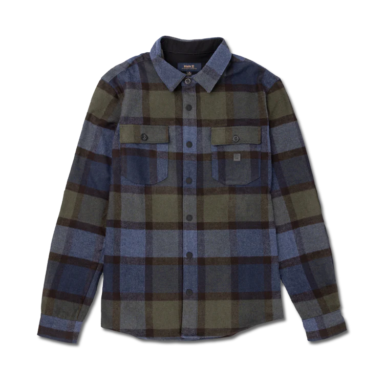 Roark Nordsman LS Flannel - Navy Plaid