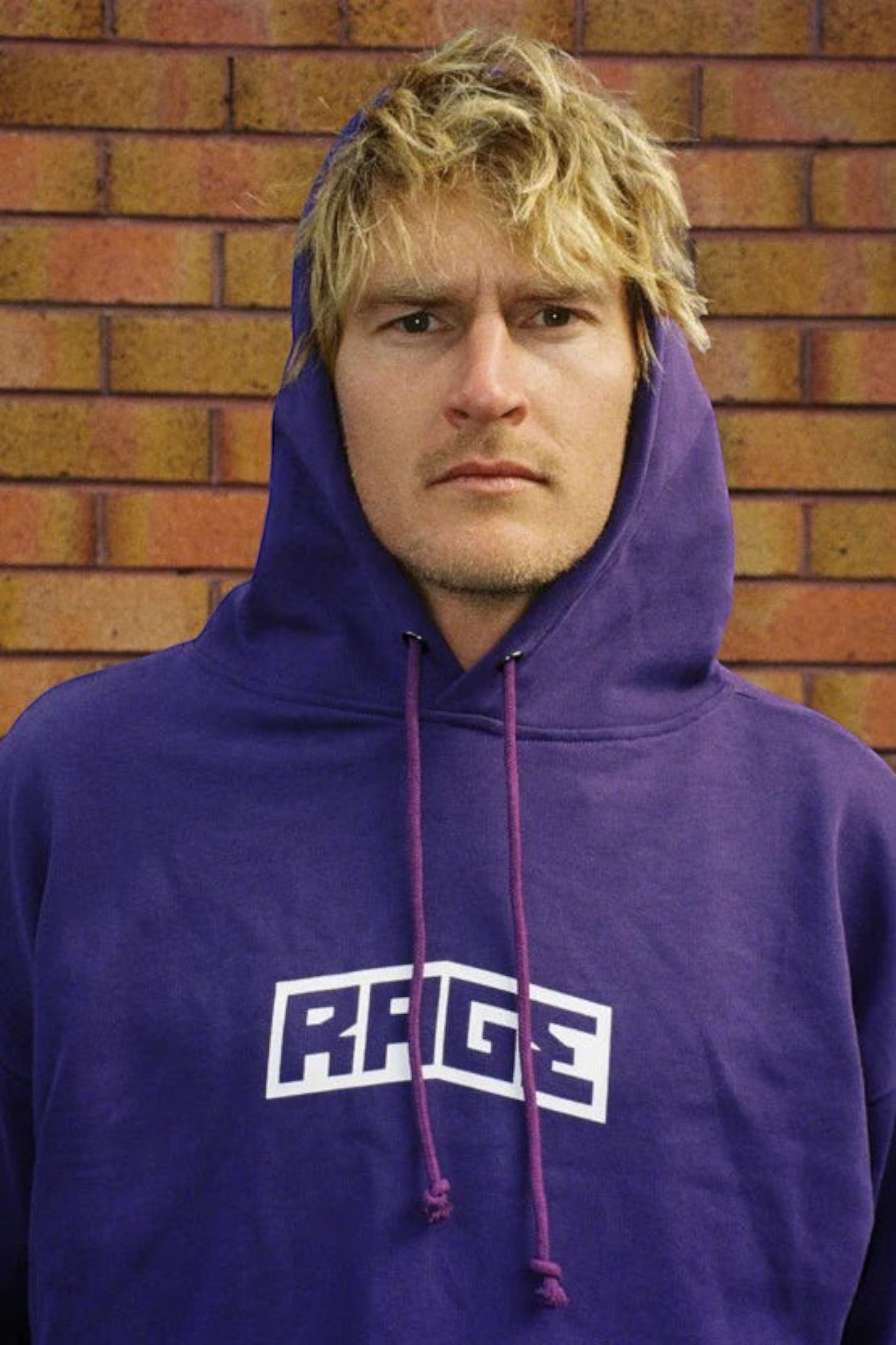 Rage Logo Hood — Purple