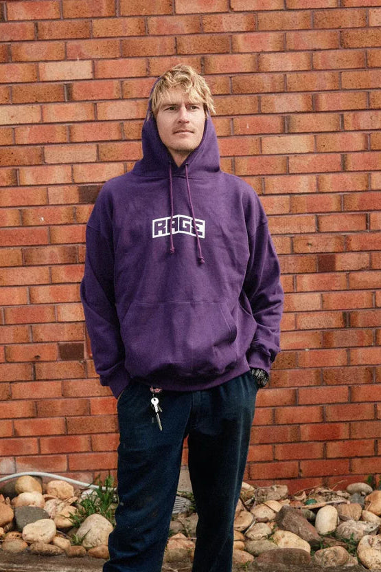 Rage Logo Hood — Purple