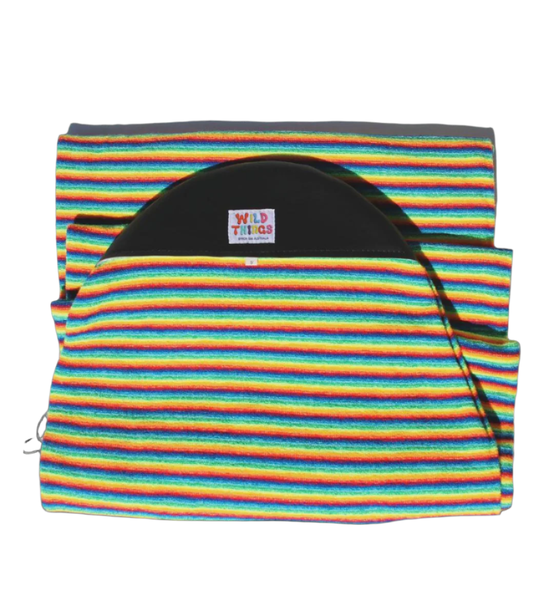 Wild Things Long Board Sock ~ Rainbow | Keel Surf & Supply