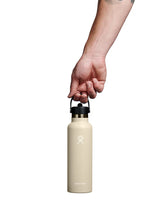 Hydroflask Bottle w/ Flex Straw Cap ~ Oat - Keel Surf & Supply