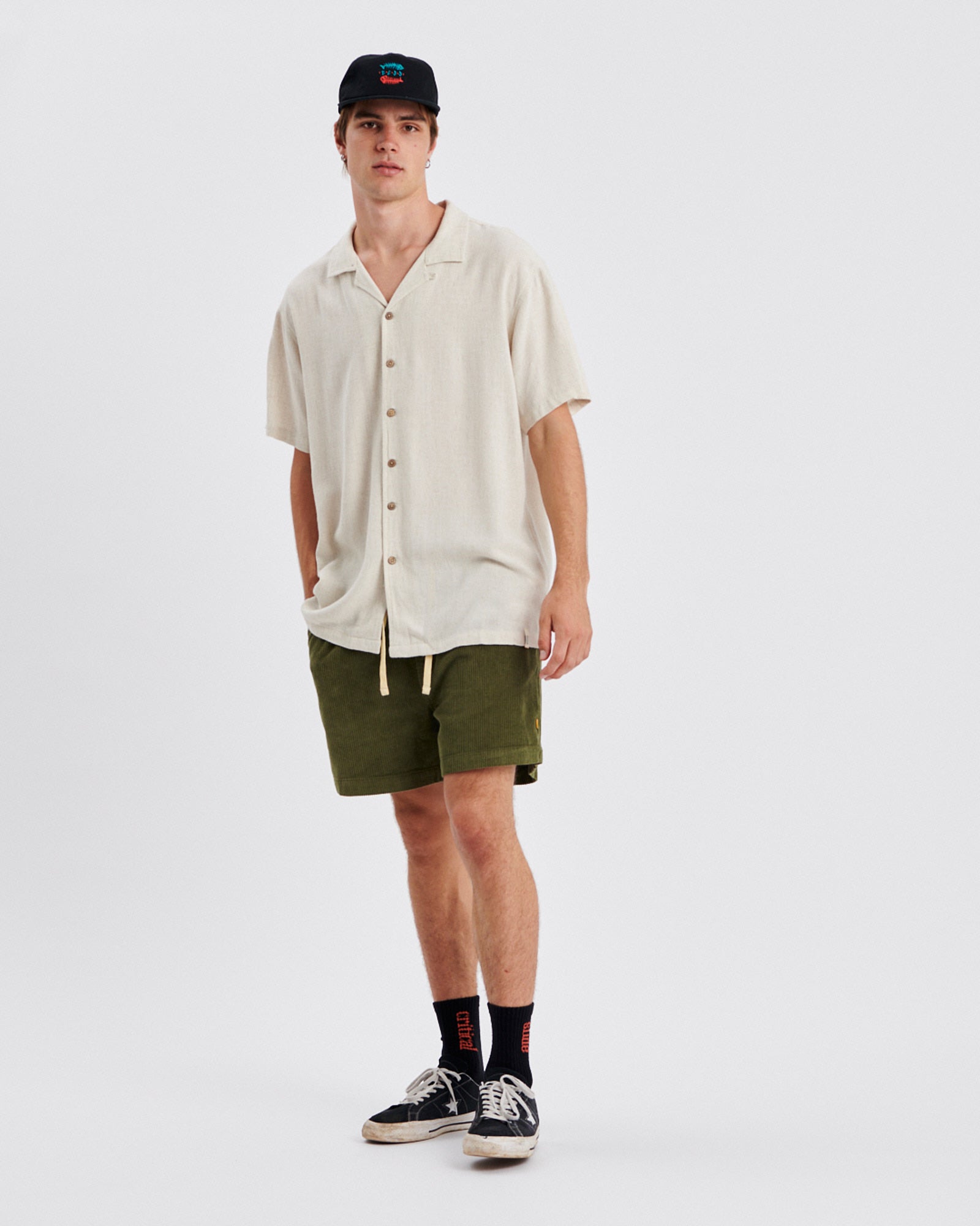 Ernie Resort Shirt - Oatmeal - Keel Surf & Supply