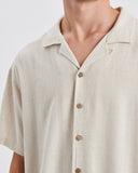 Ernie Resort Shirt - Oatmeal - Keel Surf & Supply