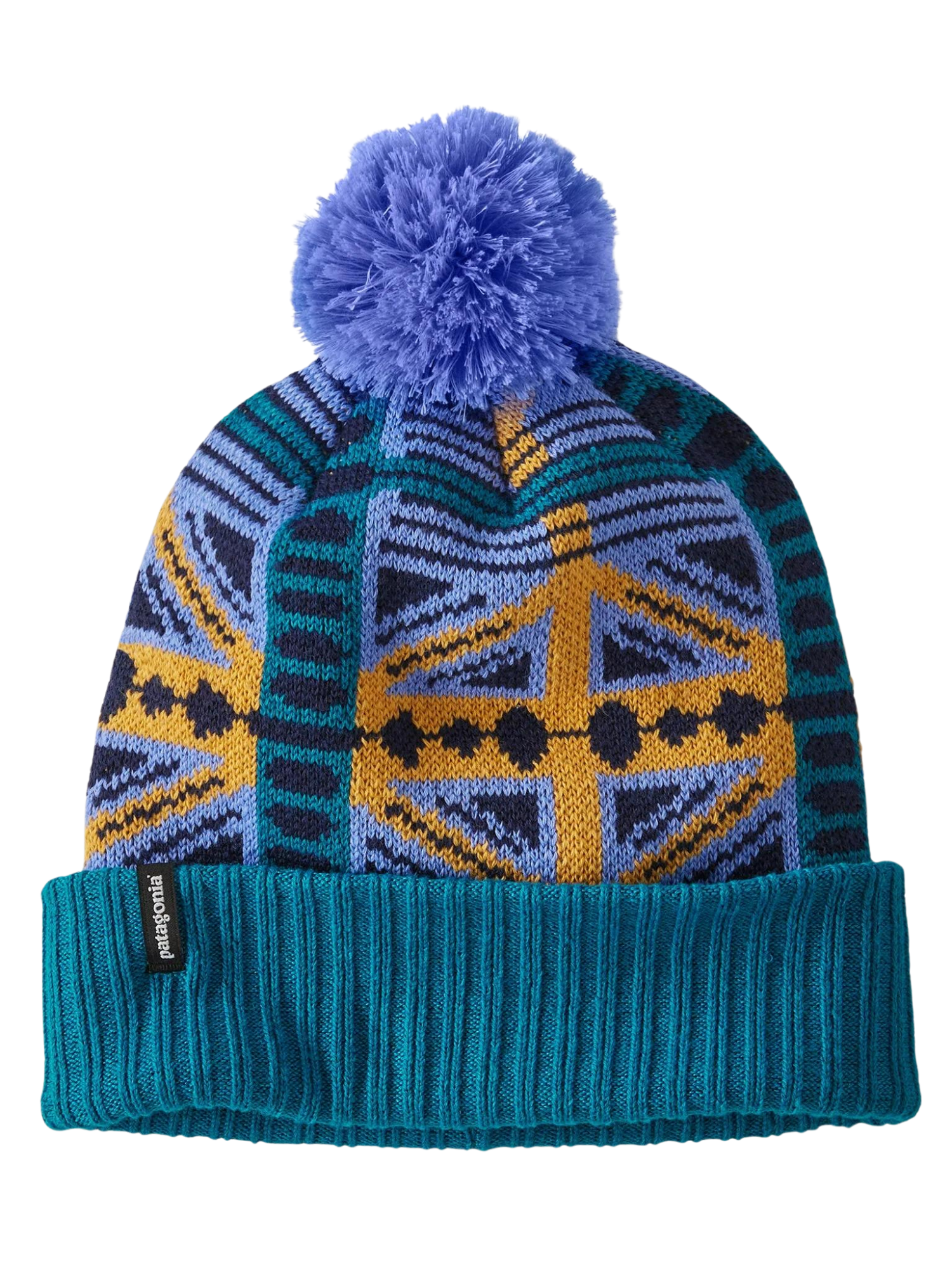 Patagonia Powder Town Beanie - Snow Beam - Pale Periwinkle