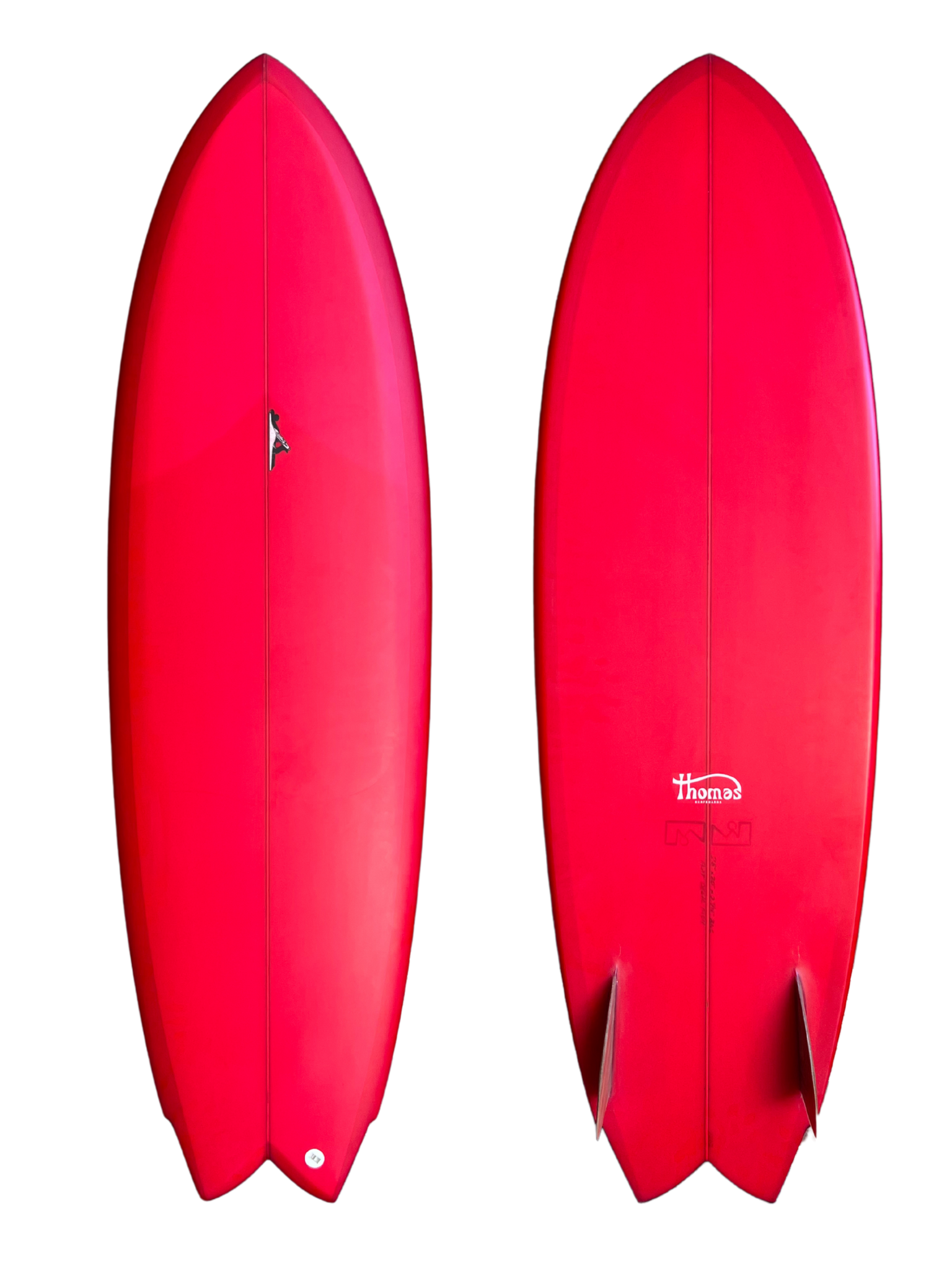 Thomas Bexon Surfboard 5'8" Flat Deck Fish