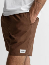 Rhythm Classic Linen Jam - Chocolate | Keel Surf & Supply