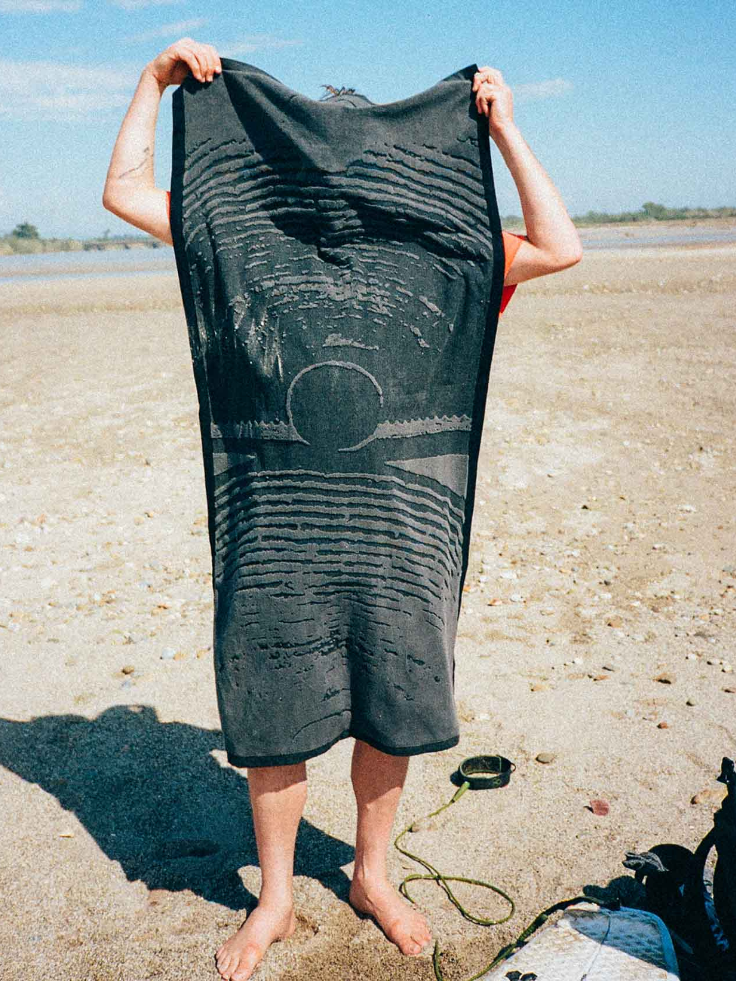 Former Crux Beach Towel - Black Charcoal | Keel Surf & Supply