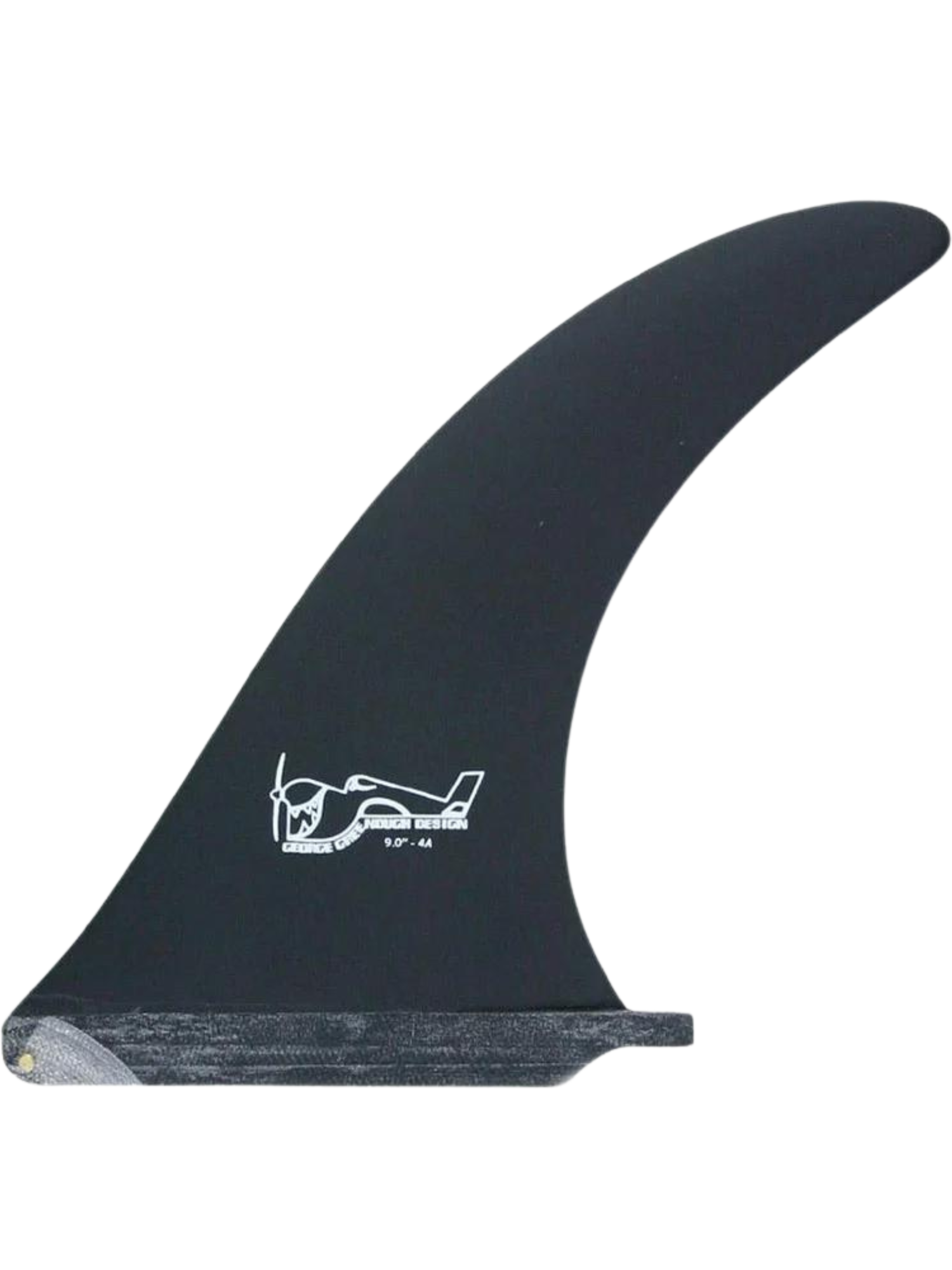 Greenough 4A 10" Black | Keel Surf & Supply