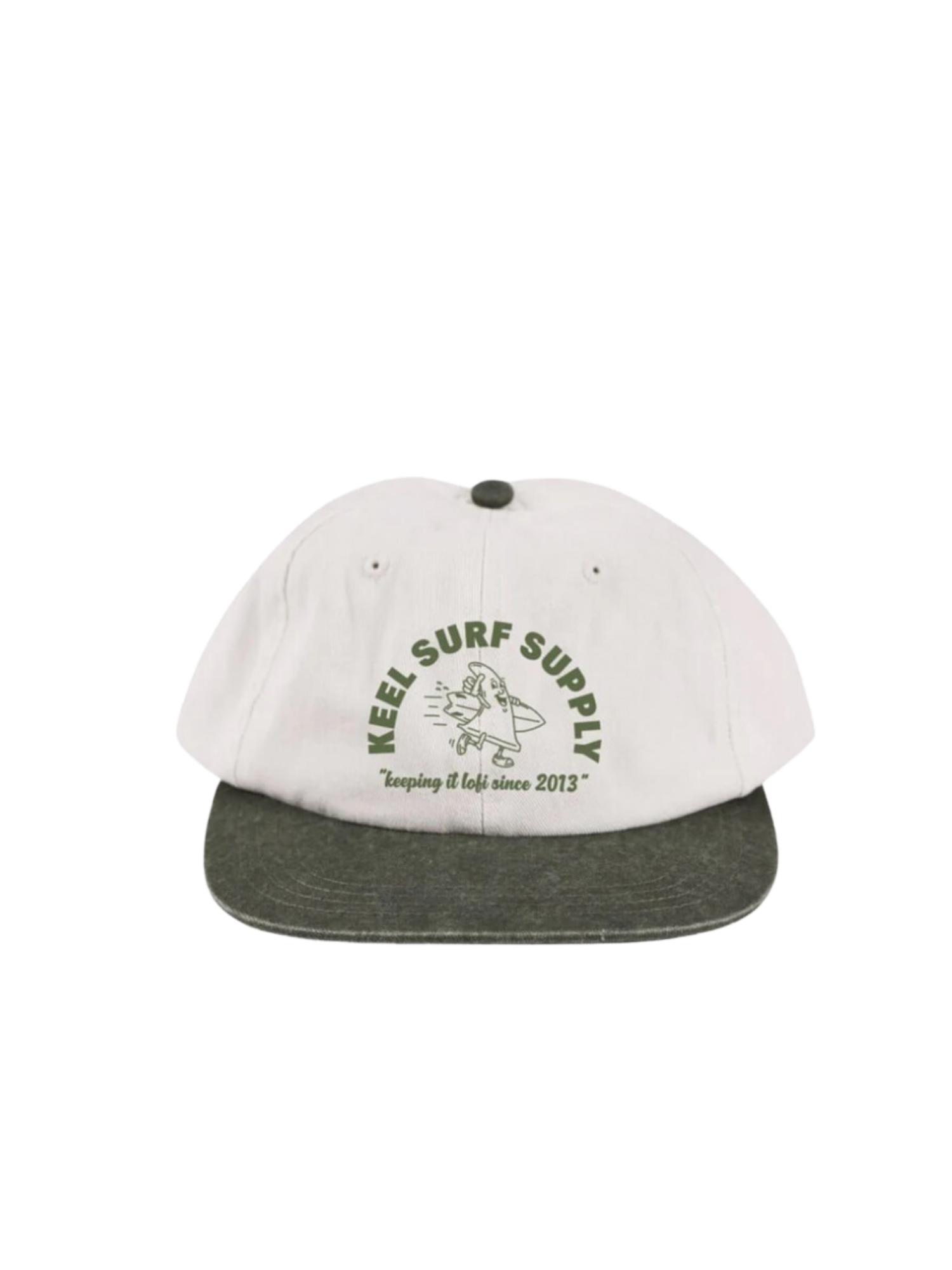 Keel Lofi Hat ~ Cream / Forest