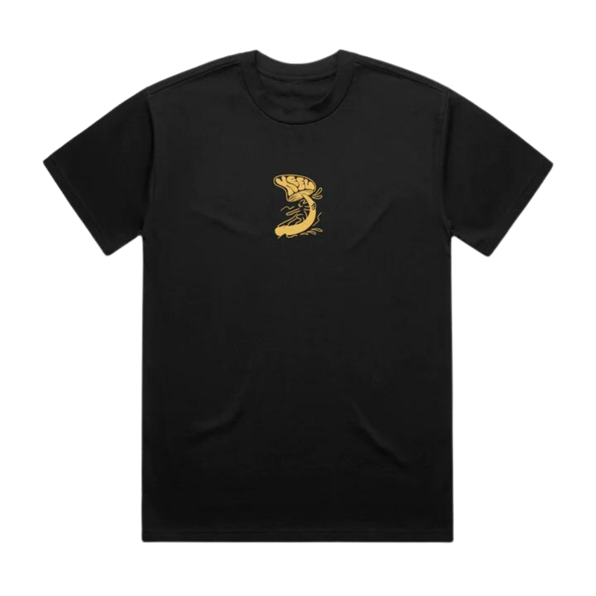Keel Surf ~ Mushroom Surfer Heavy Tee ~ Black