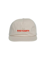 Thrills Bad Habits 5 Panel Cap Unbleached