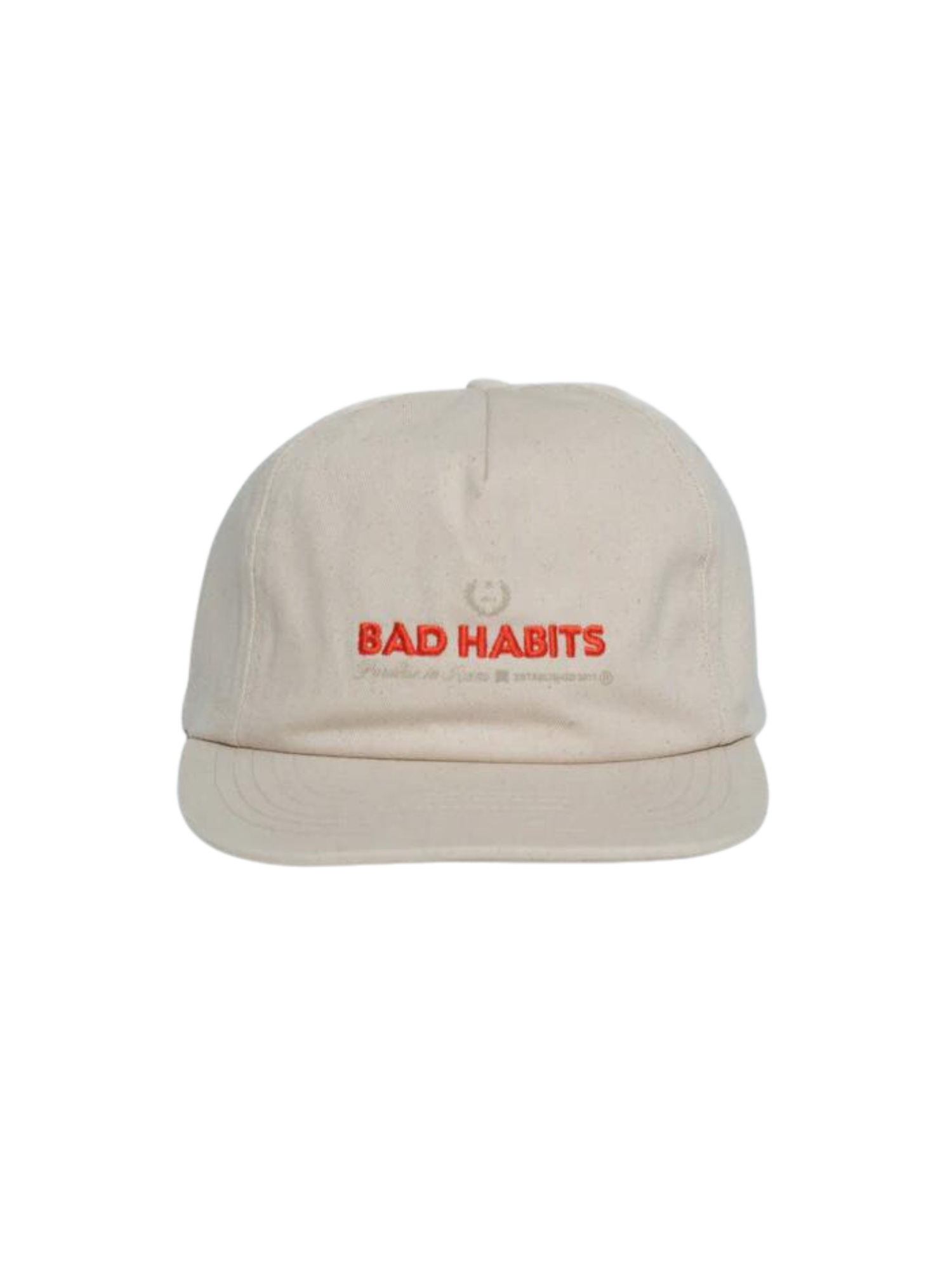 Thrills Bad Habits 5 Panel Cap Unbleached