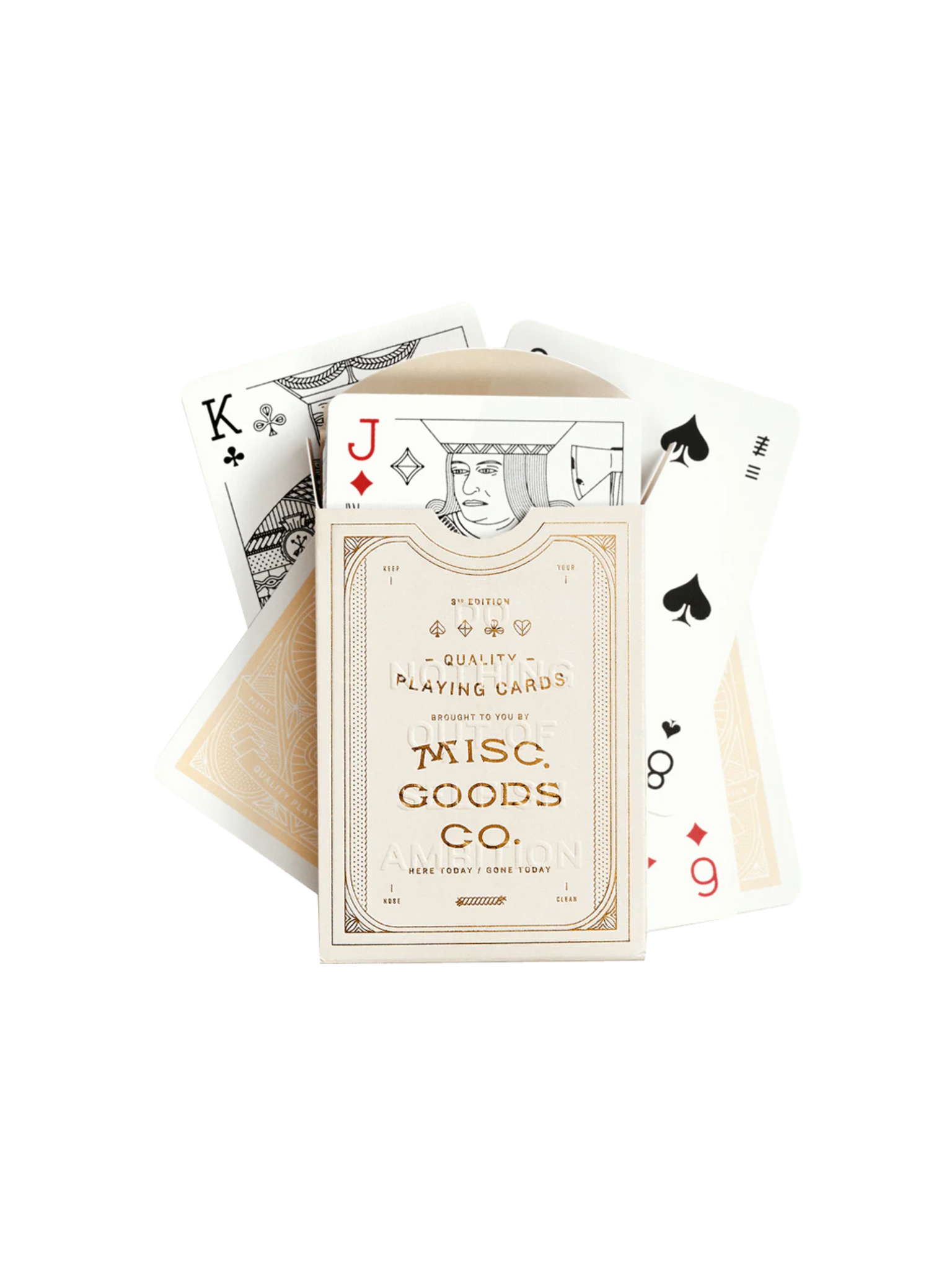 Misc. Goods Co Playing Cards - Ivory