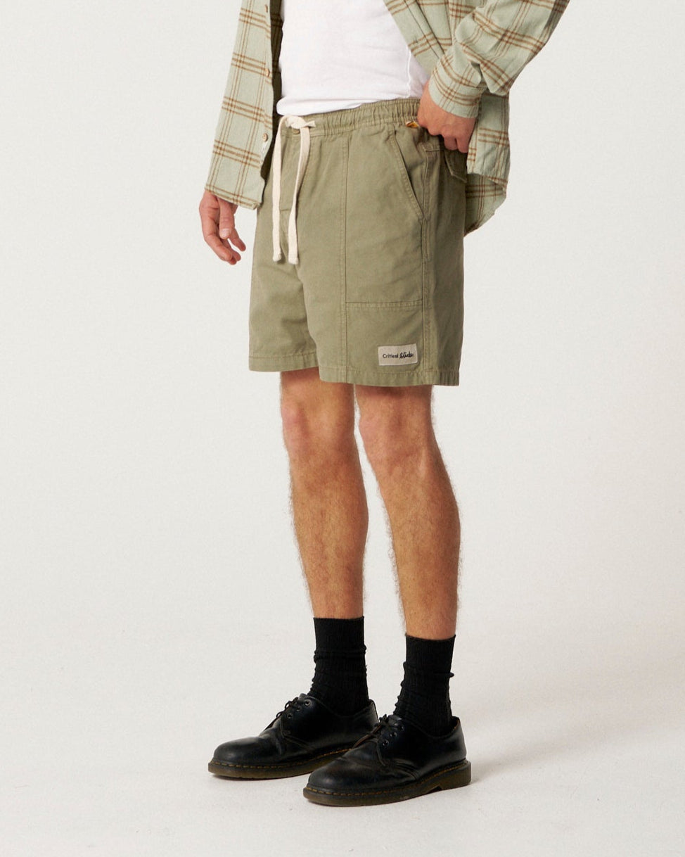 All Day Canvas Short - Fatigue