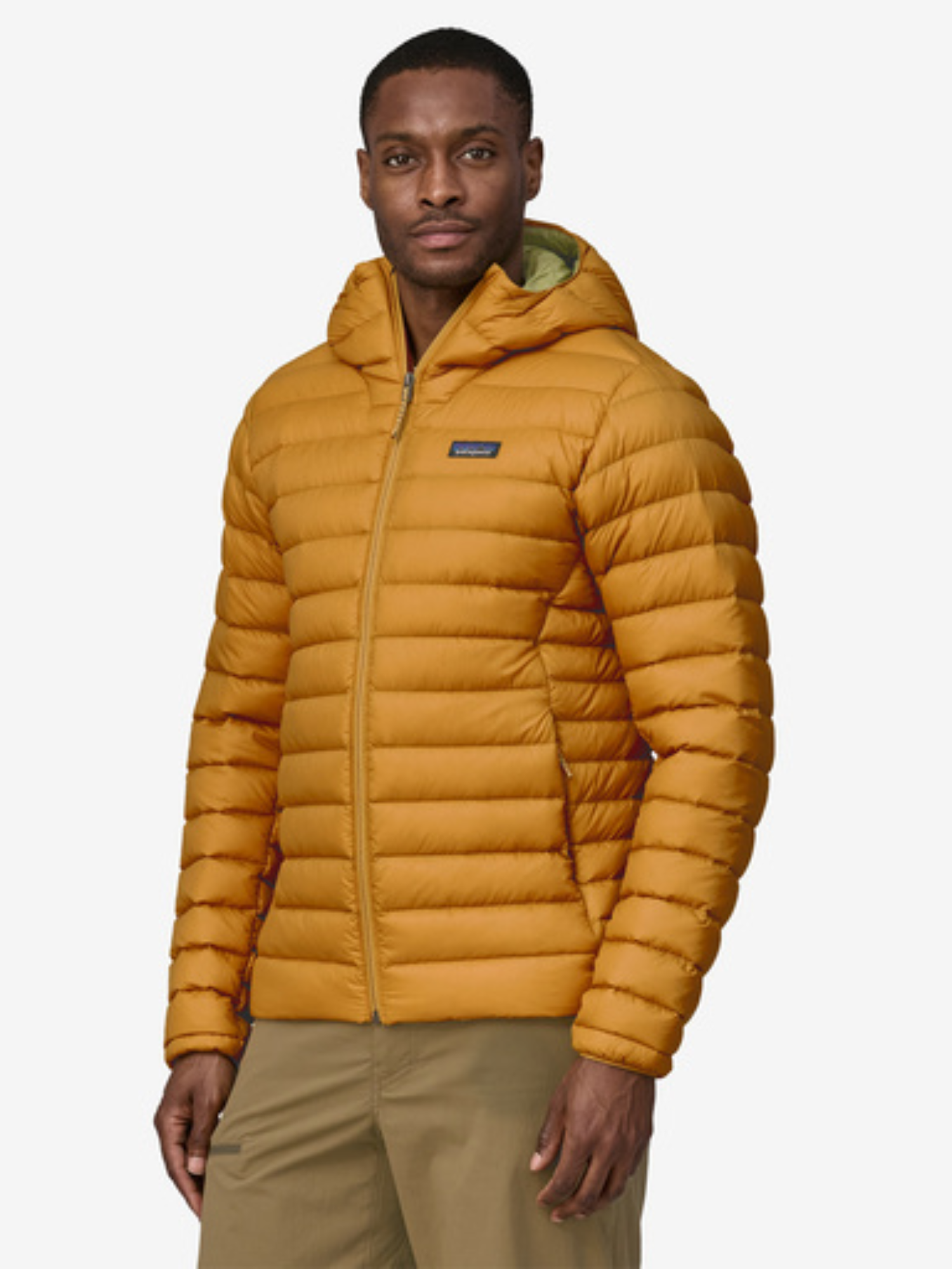 Patagonia Men's Down Sweater Hoody - Pufferish Gold