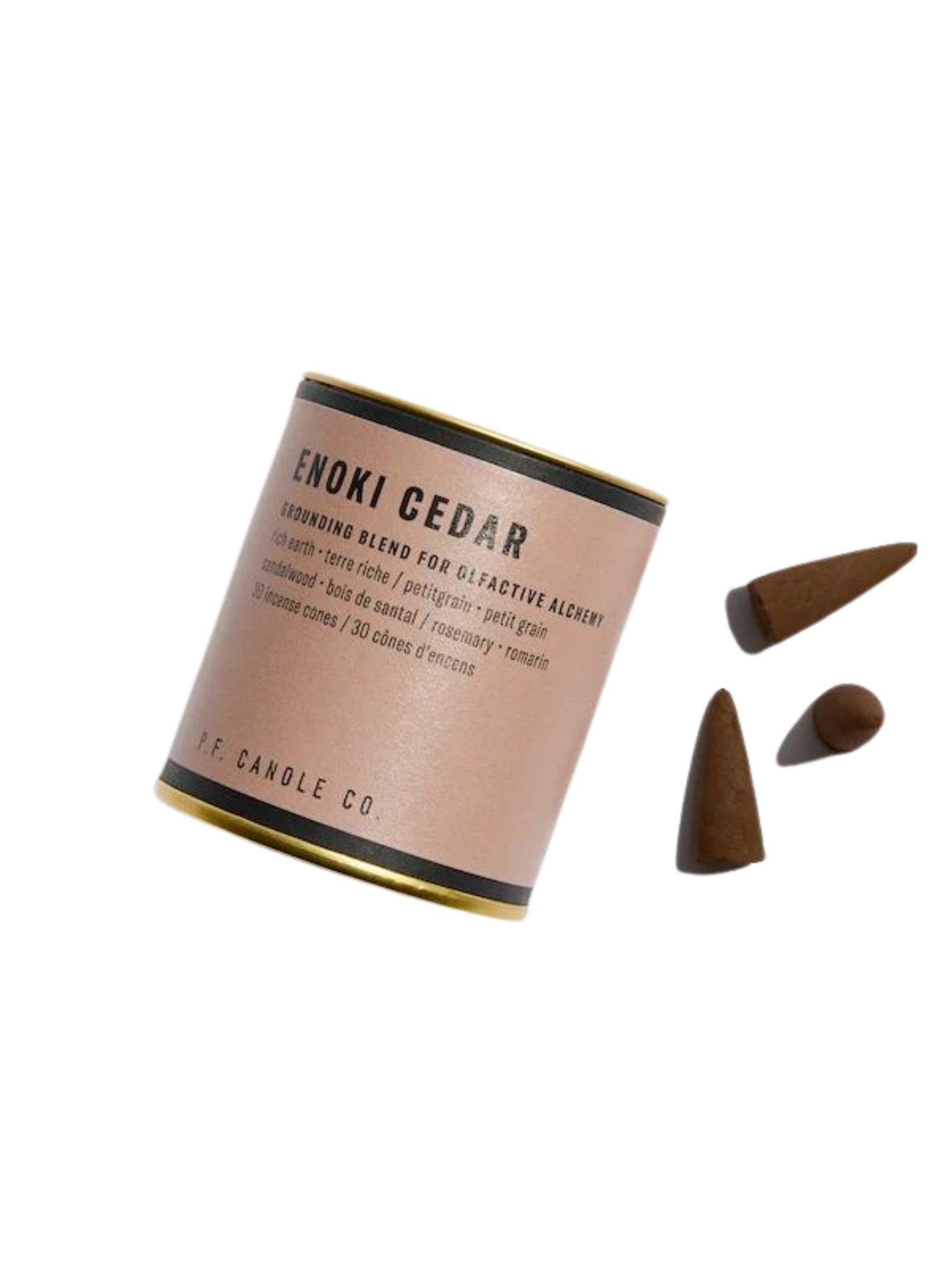 P.F. Candle Co Alchemy Line Incense Cones Enoki Cedar
