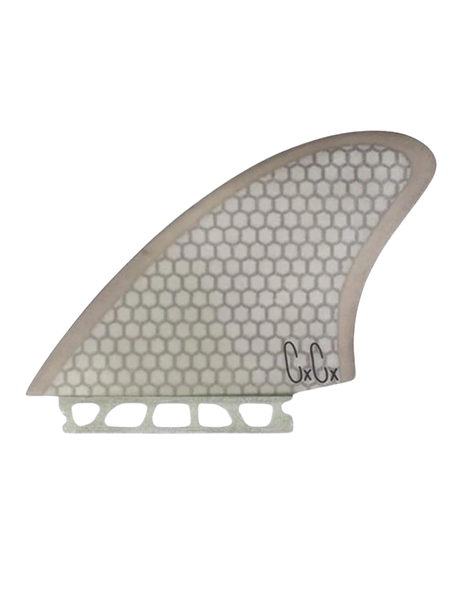 Captain Fin Co. Christenson Keel Smoke Honeycomb Single Tab -  Grey