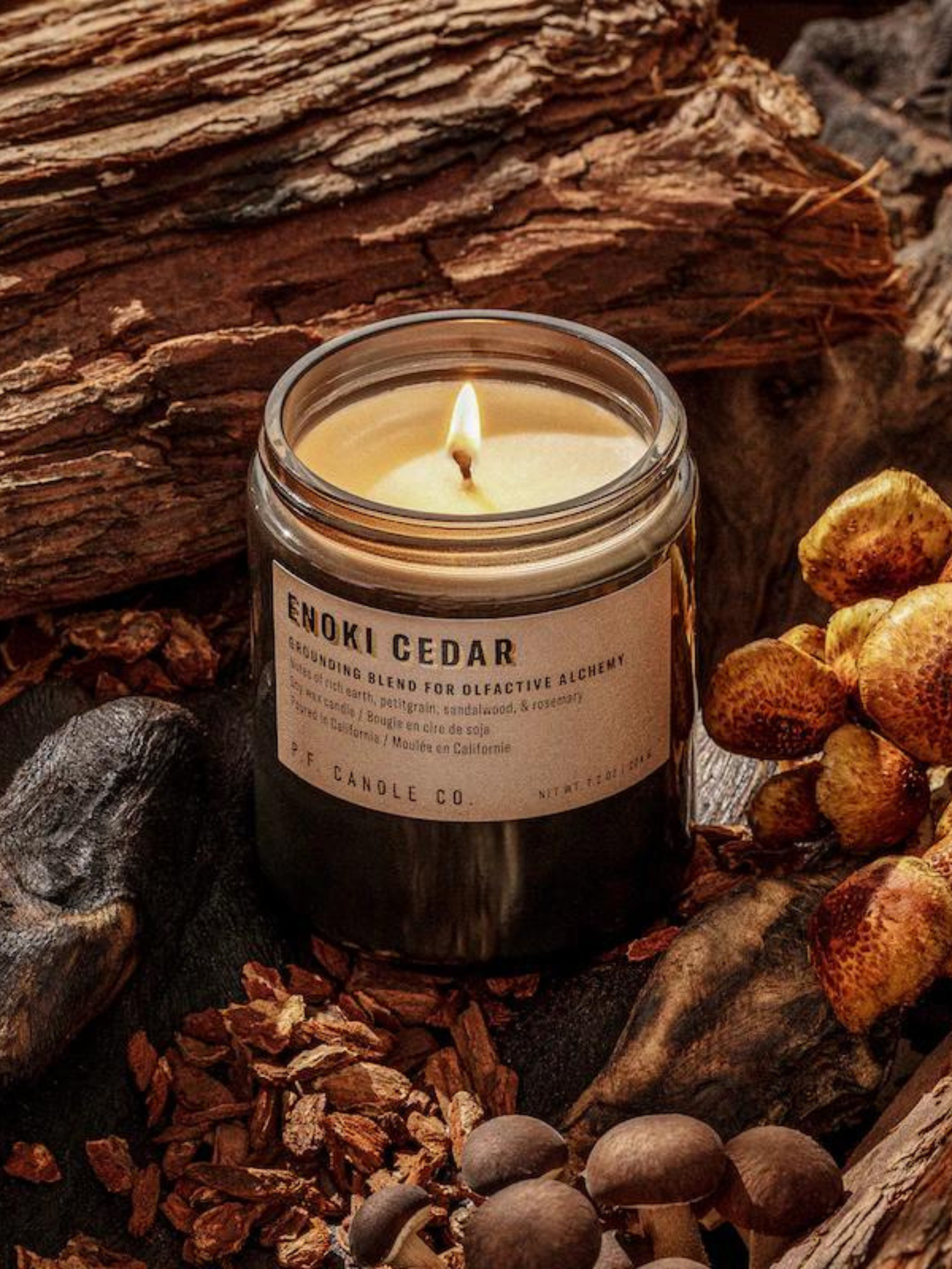 P.F. Candle Co Alchemy Candle Enoki Cedar 7.2oz