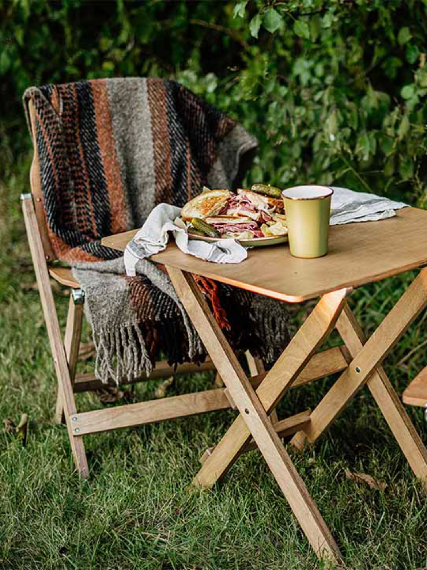 Barebones Enamel 2-Tone Deep Plate Set ~ Olive Drab