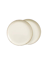 Barebones Enamel 2-Tone Deep Plate Set ~ Olive Drab