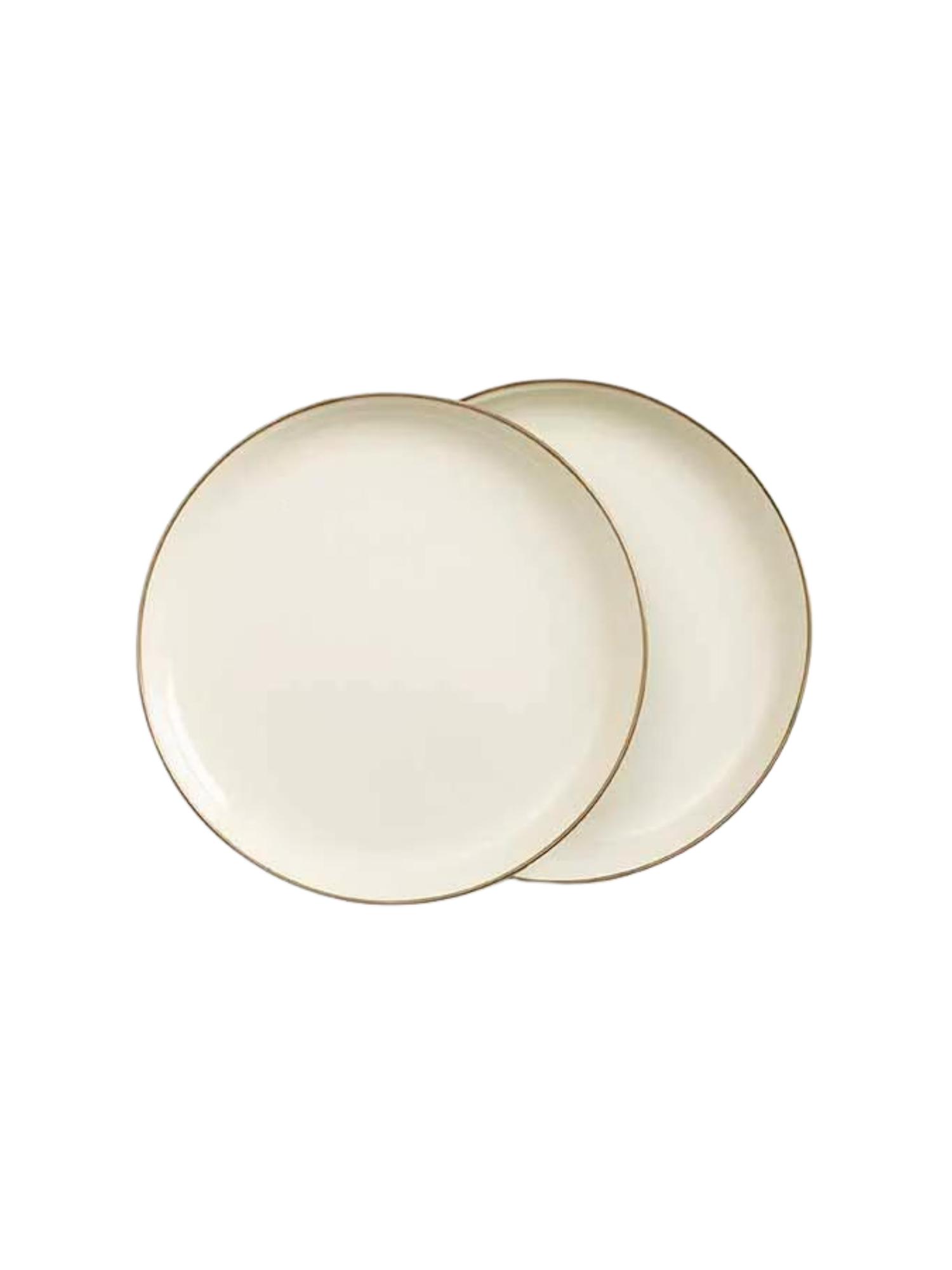 Barebones Enamel 2-Tone Deep Plate Set ~ Olive Drab