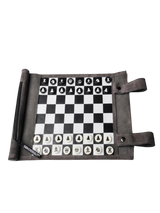 Sondergut Roll Up Chess/Checkers ~ Charcoal