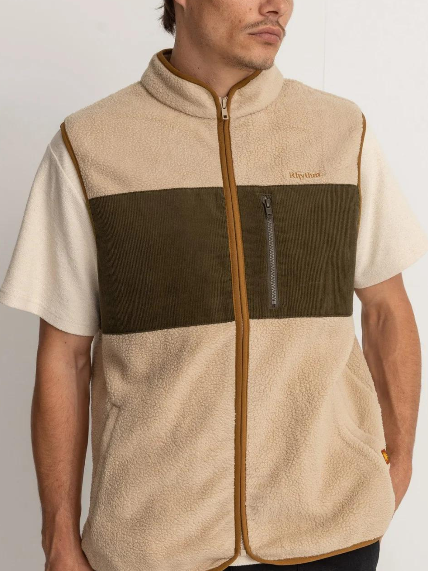 Rhythm Tamas Vest - Bark