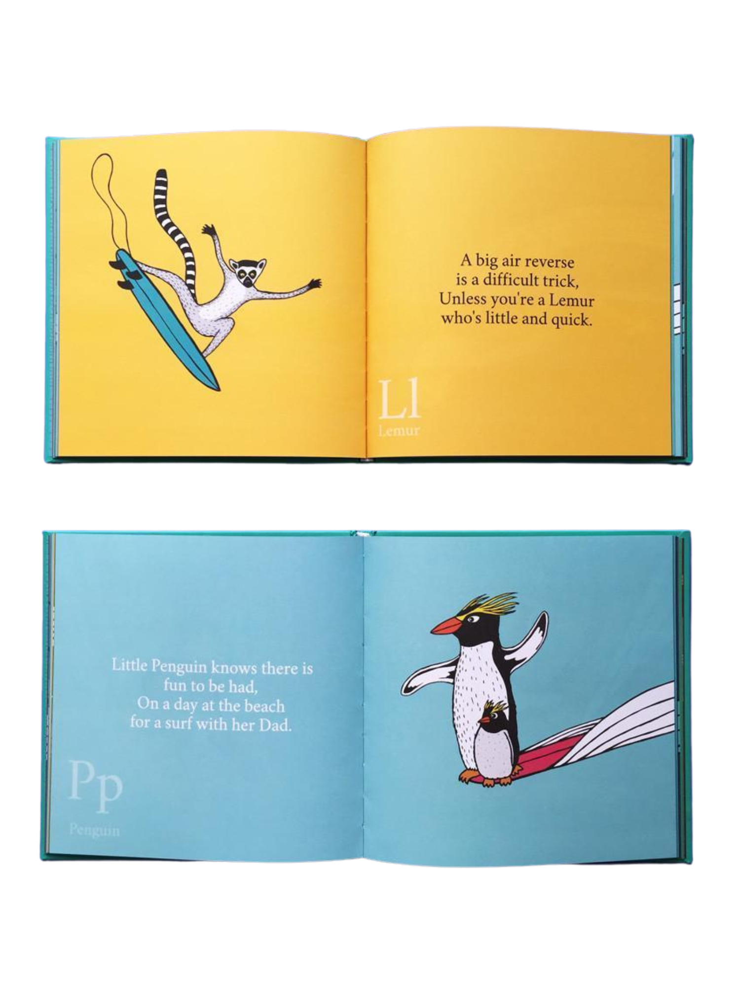 Surfing Animals Alphabet Book - Jonas Claesson