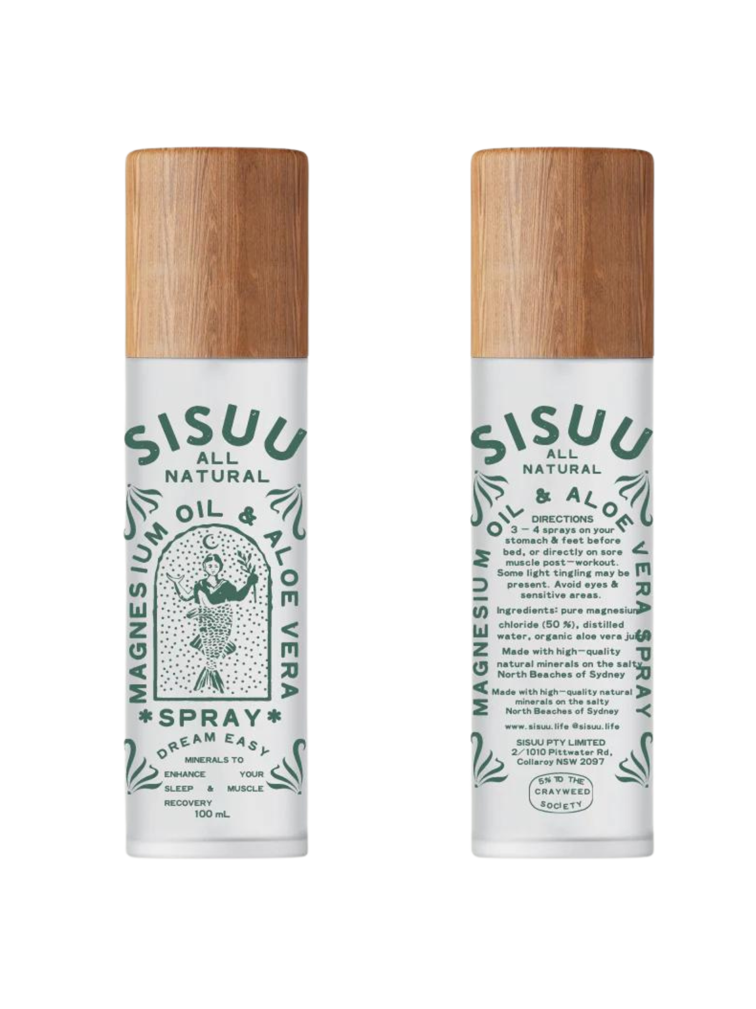 Sisuu ~ Magnesium + Aloe Vera Spray