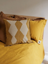 Pony Rider Twins Cushion | Tan