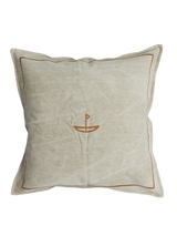 Pony Rider ~ Canoe Life Cushion Cover ~ Natural