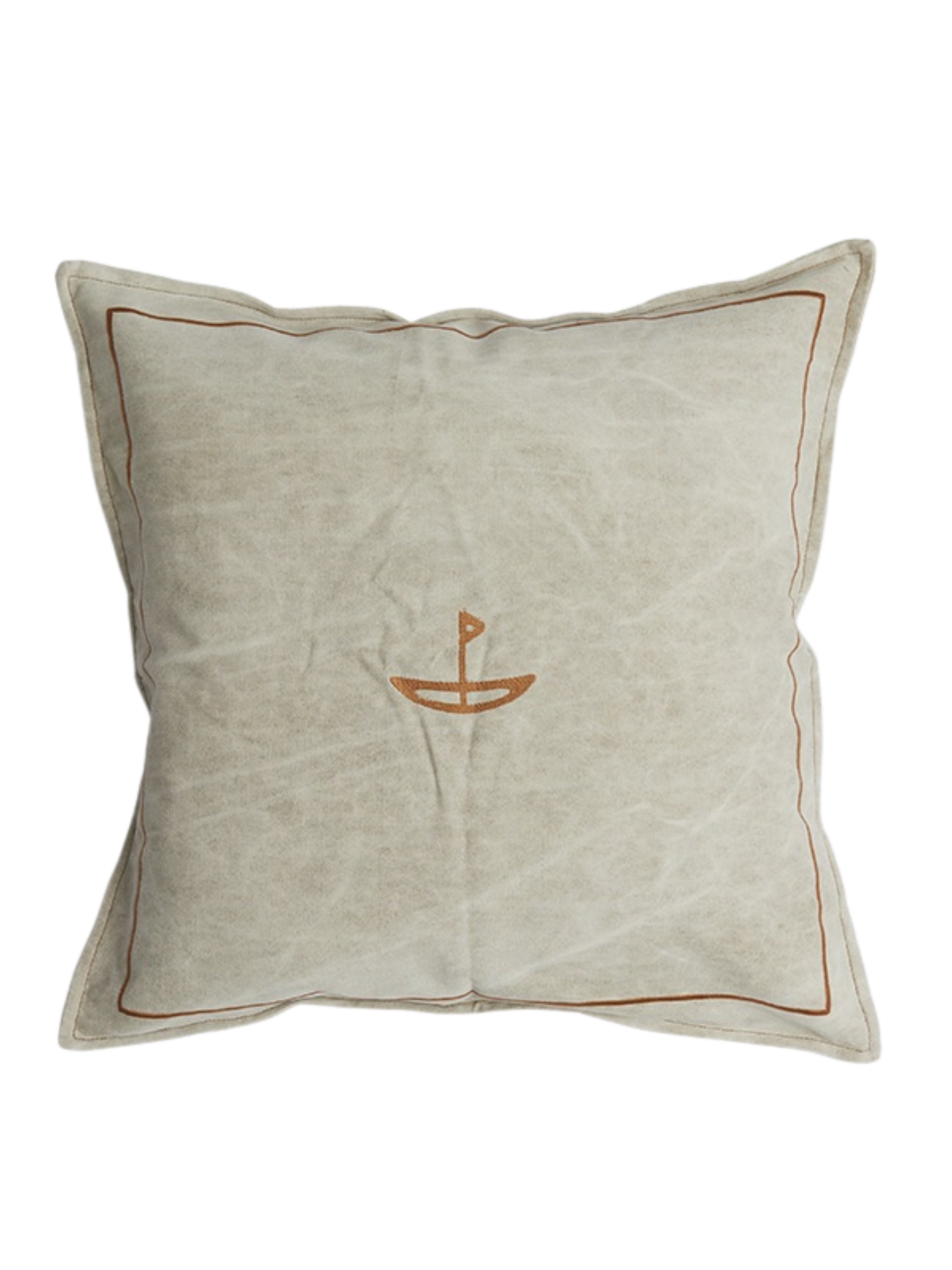 Pony Rider ~ Canoe Life Cushion Cover ~ Natural
