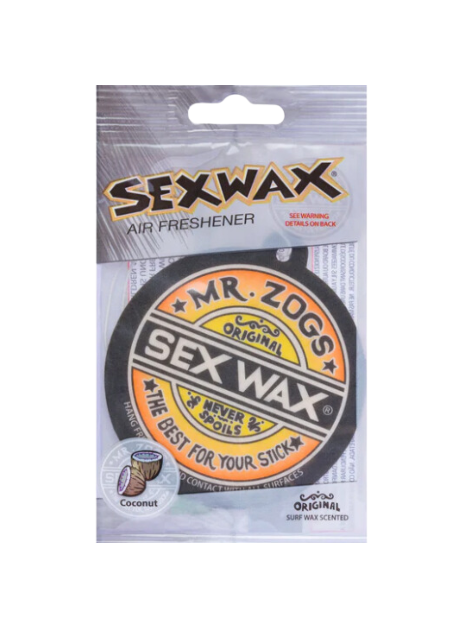 Creature of Leisure SexWax Car Freshener - Coconut