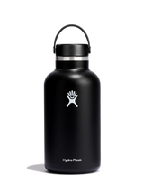 Hydroflask Bottle with Flex Straw Cap - Black